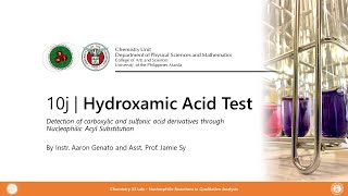 The Hydroxamic Acid Test [upl. by Zweig521]