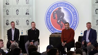 Sedins and Luongo at the Hall of Fame Fan Forum  Highlights [upl. by Htaek]