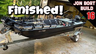 Jon Boat Build Complete  Overview of the 1436 Weldbilt [upl. by Alrak200]