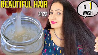 DIY Flax Seeds Mask for Fast Hair Growth amp Soft Shiny Hair  For Dry Frizzy Damaged Hair [upl. by Romeo348]