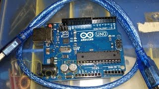 Arduino Uno vu meter 01 [upl. by Aillicec580]