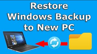 Restore Windows 10 backup to new PC Easy step by step guide [upl. by Plante]