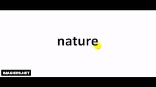 French pronunciation  nature [upl. by Lamiv]