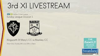 Illingworth St Marys CC 3rd XI v Blackley CC 3rd XI [upl. by Kenneth643]