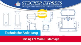 Montage eines Harting HV Moduls [upl. by Humpage648]