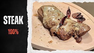 Angus Steak with Gorgonzola Sauce  The secret of perfection [upl. by Anelhtac]