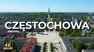 Częstochowa z drona  Wiosna 2022  LECE W MIASTO™ 4k [upl. by Macdonald]