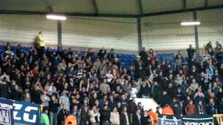 Tottenham Dinamo Dinamo Fans singing [upl. by Wahl]