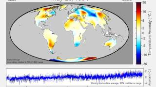 Daily Average Temperature Anomaly 19902000 [upl. by Irihs740]