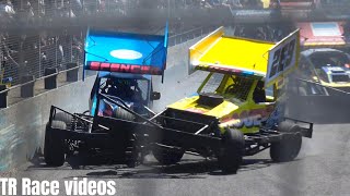 BriSCA F1 Stock Cars First Time Ever at Aldershot  2624 [upl. by Naaitsirhc]