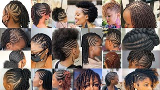 😍CUTEST Protective Hairstyles For Natural Hair African Women Natural Hairstyles Twist Hairstyles [upl. by Leirbma]