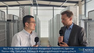 Dr Thomas Hillig interviewed Roy Zhang Head of Global Sales amp Solution Mgmt at Sigenergy [upl. by Goth505]