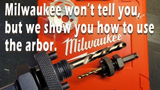 How To Use The MILWAUKEE Arbor the missing instructions [upl. by Savory]