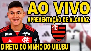 APRESENTAÃ‡ÃƒO DE CHARLY ALCARAZ NO FLAMENGO AO VIVO  DIRETO DO NINHO DO URUBU [upl. by Letizia]