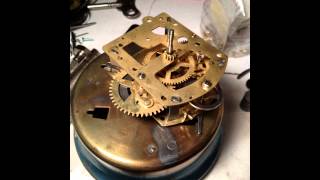 1935 Lux Rotary Mystery Tape Measure Clock Movement Restoration [upl. by Odranar]