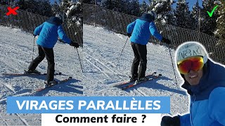 Comment bien faire un virage parallèle Virages quotbrosséscarvésquot [upl. by Eerehs]