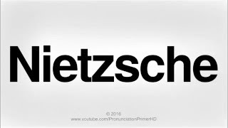 How To Pronounce Friedrich Nietzsche  Pronunciation Primer HD [upl. by Naillil]