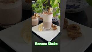 Banana Shake with fig and cocoa powder 😋 beverageytshortsshortsfeedshortsrecipesubscribeyummy [upl. by Eijneb]