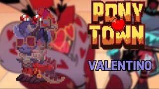 💸😈😘⚫ Valentino Hazbin Hotelpony Town skin [upl. by Ytinav645]