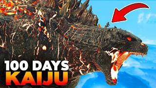 I Survived 100 Days in Kaiju ARK Heres What Happened [upl. by Leribag950]