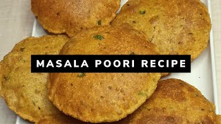 स्वादिष्ट मसाला पूरी बनाए  Masala Poori Recipe  Veenas Kitchen [upl. by Aikemat901]