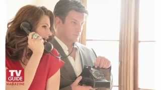 Castle Photo Shoot Nathan Fillion and Stana Katic [upl. by Kloster]