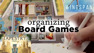 Organizing Board Games  Calm amp Satisfying   SuperBlondeVlog 7 [upl. by Bridget]