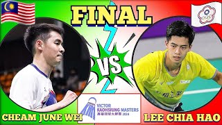 FINAL🇲🇾Cheam June Wei 🆚️ TPELee Chia Hao🔥‼️kaohsiungmasters2024 [upl. by Yardna]