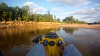 Fishing amp Kayaking the North Canadian River May 17 2014 [upl. by Anelem]