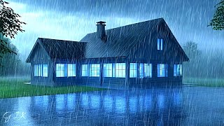 Rain on Tin Roof and Thunder Perfect for Quick and Deep Sleep at Night [upl. by Ramsey]