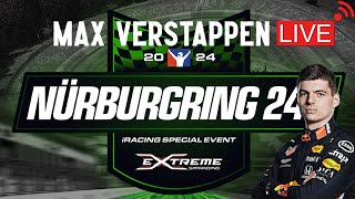 Max Verstappen iRacing 24hr Nurburgring  LIVE Onboard [upl. by Anerok890]