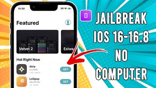 How to Jailbreak iOS 16168 No Computer  Without Losing Data [upl. by Alyhs]