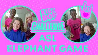 KIDZ BOP Kids  The Elephant Game ASL Game Challenge Video [upl. by Abijah]