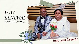 WEDDING ANNIVERSARY AND VOW RENEWAL II DR OLUMIDE amp TOYIN FATUNSIN [upl. by Nahtaoj]