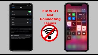 How to Fix All WiFi Connecting Issue in All iPhones [upl. by Drofhsa910]