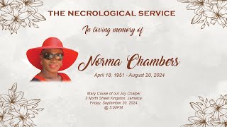 Necrological Service in honour of Norma Chambers [upl. by Stratton]