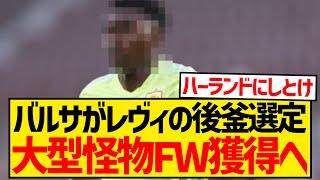 【逸材】バルセロナがレヴァンドフスキの後釜選定、今シーズン13戦12ゴールの20歳大型FW獲得へ！！！！！ [upl. by Aihsaei790]