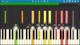 How to play 20th Century Fox Theme Intro on piano  100 speed  50 speed and 20 speed  Synthesia [upl. by Appilihp]