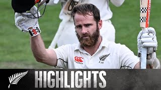 Williamson Becomes NZ Leading Test RunScorer  DAY 4 HIGHLIGHTS  BLACKCAPS v England  Wellington [upl. by Ilrebmyk]