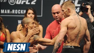 Jose Aldo Predicts Conor McGregor Loss At UFC 202 [upl. by Edrahs]