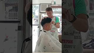 Geds barbershopmid fade hair style moresubscribers [upl. by Hazaki674]