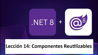 Aprende Blazor  Lección 14  Componentes Reutilizables Shared Components [upl. by Aenat]