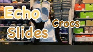 Echo Slides x Crocs Review  on foot [upl. by Ynez]