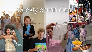 Weekly Chronicles  thrifting state fair dying my hair sister inlaws xv [upl. by Fannie]