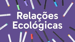 O QUE SÃO RELAÇÕES ECOLÓGICAS E COMO CAEM NO VESTIBULAR  QUER QUE DESENHE [upl. by Killarney573]