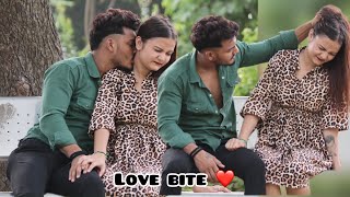 Mujhe Di kisi or ladke ne love bite ♥️prank on Arun Rathore [upl. by Livy]