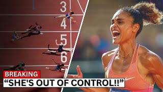 Sydney McLaughlin Set The TRACK ON FIRE In 400 Meters [upl. by Amalbena462]