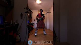 Braveheart with guitar and inline skates  Halloween [upl. by Imoyik]