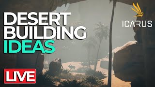 ICARUS  DESERT BIOME BUILDING amp CRAFTING  BEST BUILDING MATERIAL [upl. by Midian]