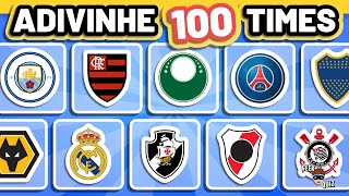 ⚽ Adivinhe o TIME pelo ESCUDO  Quiz de Futebol [upl. by Aket]